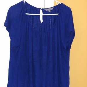 Daisy Fuentes Royal Blue Blouse